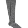 Mid Grey Long Lightweight Wool Socks