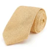 Yellow Large Weave Grenadine Silk Tie