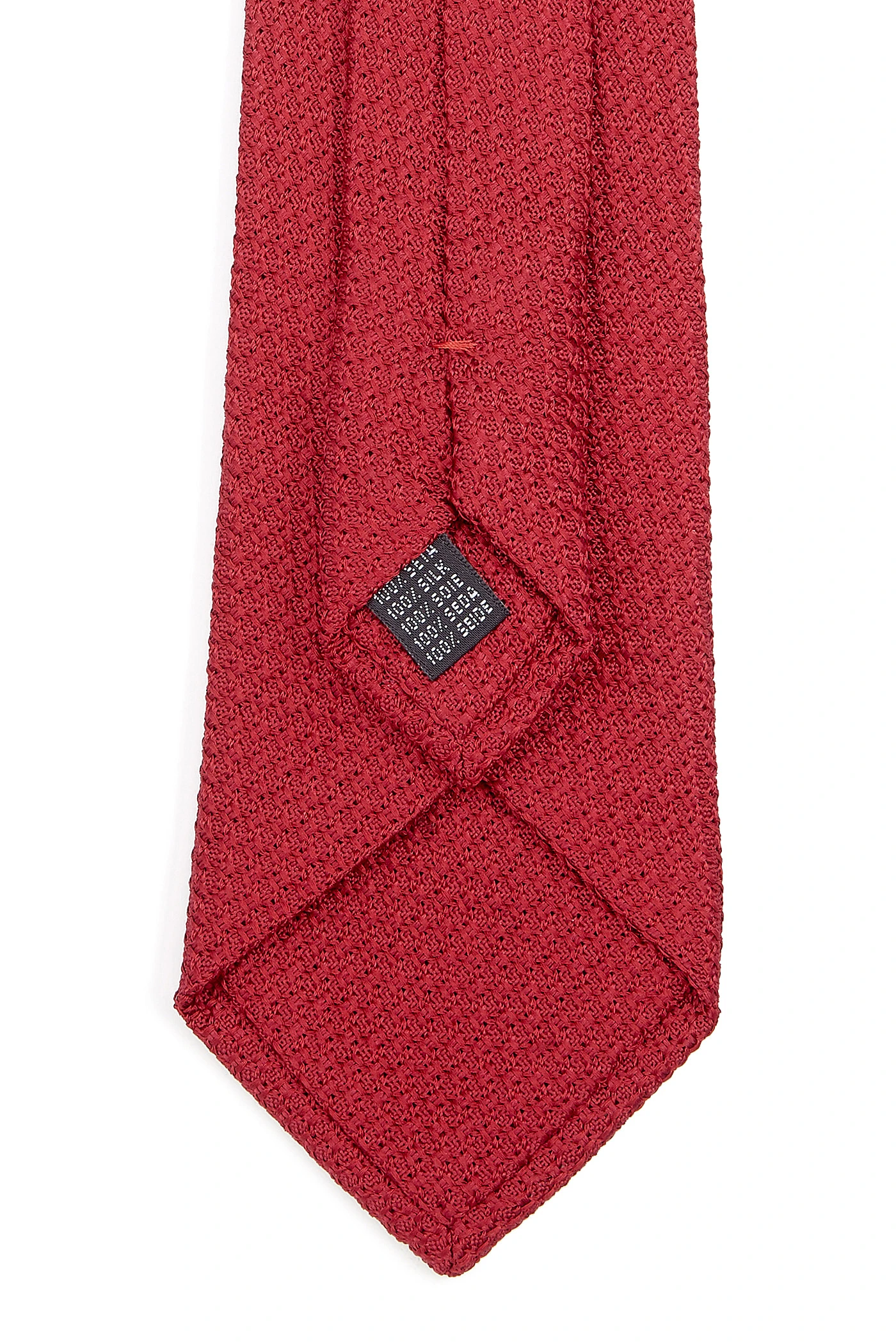 Red Large Weave Grenadine Silk Tie 4 Red Large Weave Grenadine Silk Tie - Image 4