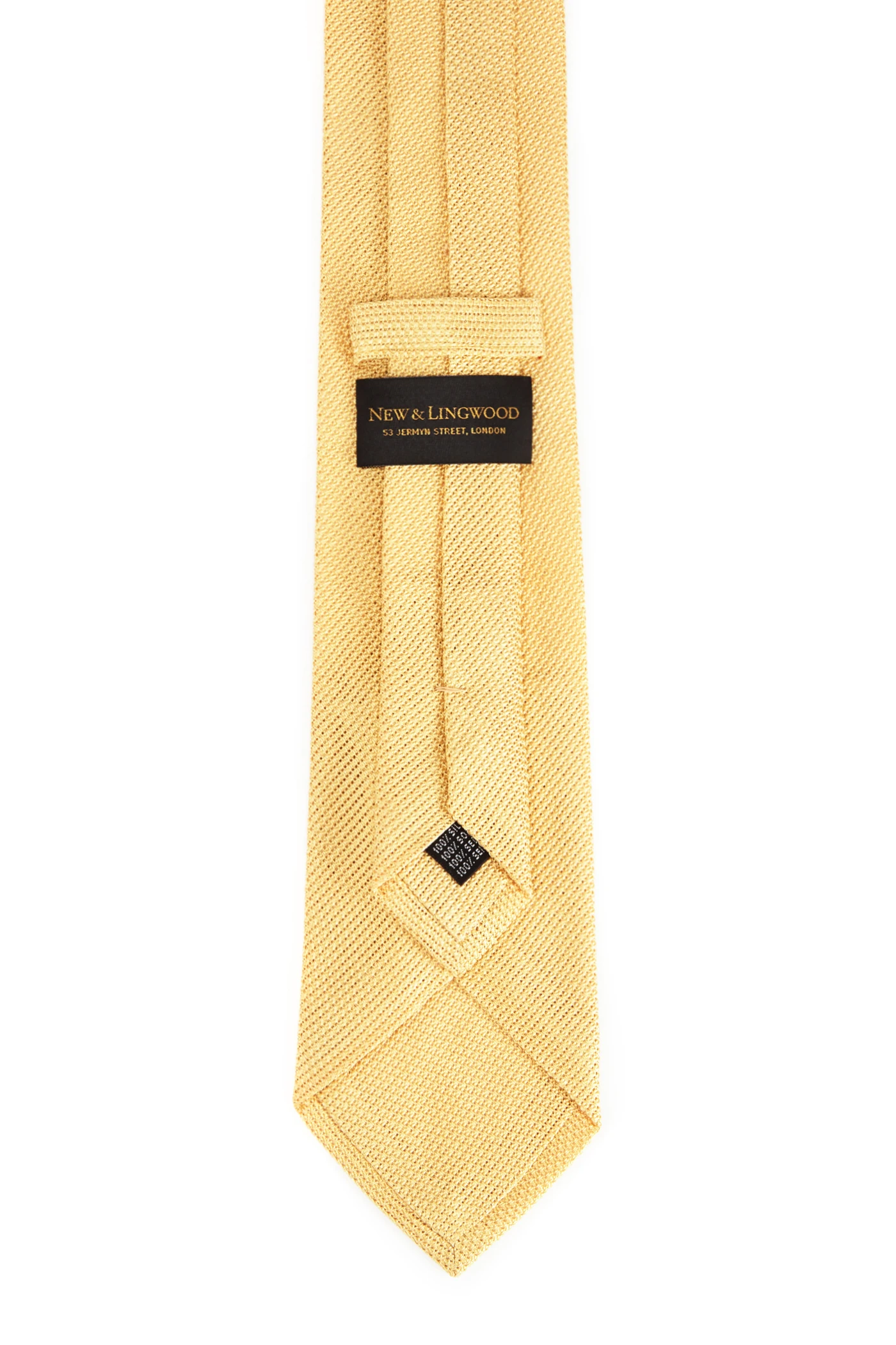Yellow Grenadine Small Weave Tie 3 Yellow Grenadine Small Weave Tie - Image 3