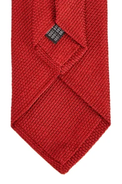 Red Grenadine Small Weave Tie 7 Red Grenadine Small Weave Tie -Fashion-New and Lingwood 0000000638463 3 1
