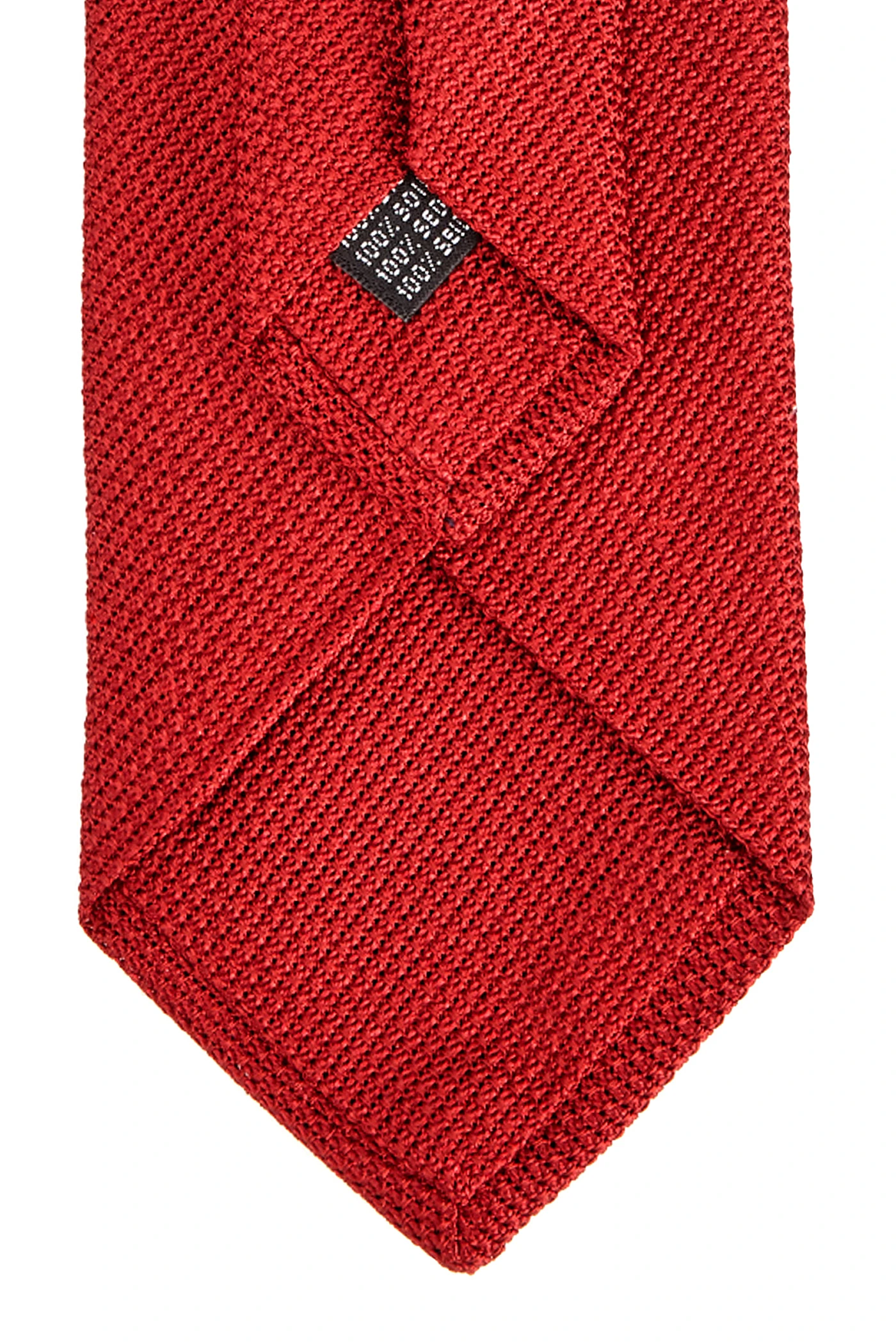 Red Grenadine Small Weave Tie 4 Red Grenadine Small Weave Tie - Image 4