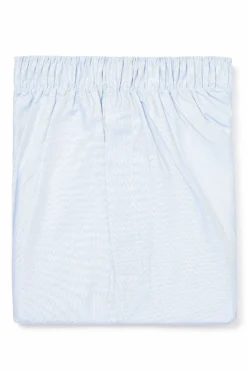 Pale Blue Oxford Cotton Boxer Shorts