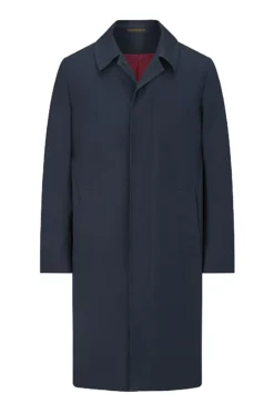 Navy Ventile® Rain Mac