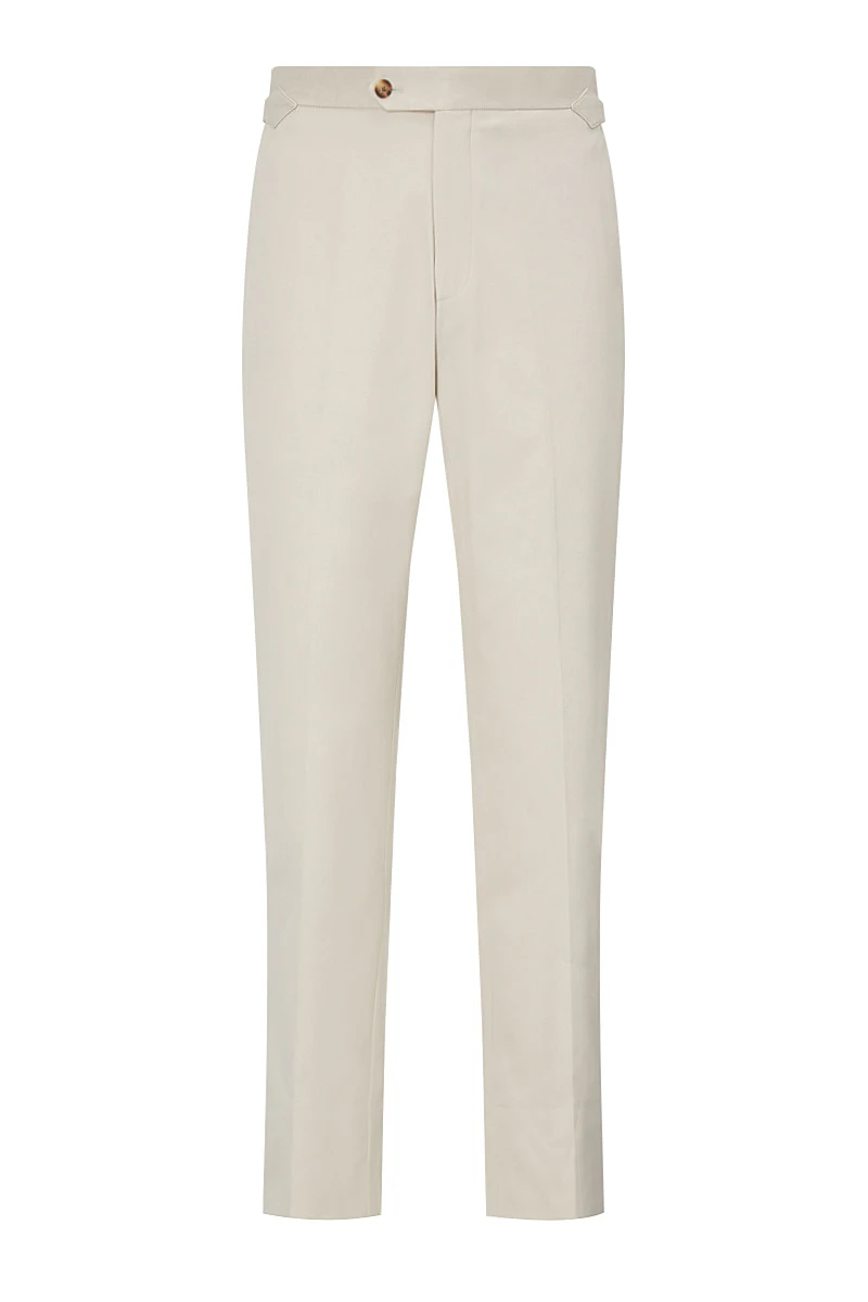 Stone Flat Front Cotton Chinos 5 Stone Flat Front Cotton Chinos - Image 5