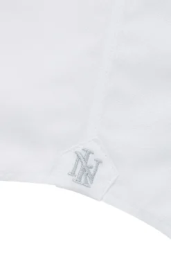 White Poplin St James's Collar Tailored Fit Single Cuff Shirt 6 White Poplin St James's Collar Tailored Fit Single Cuff Shirt -Fashion-New and Lingwood 1415014 foldpoplintailoredfitstjamesscollarshirtsc white 4