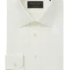 Ivory Cutaway Collar Tailored Fit Sandwash Silk Shirt