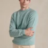 Light Green Crew Neck Lambswool Jumper