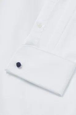 White Marcella Classic Fit Double Cuff Evening Shirt 6 White Marcella Classic Fit Double Cuff Evening Shirt -Fashion-New and Lingwood 1715017 marcellaclassicfitdcshirt white 3
