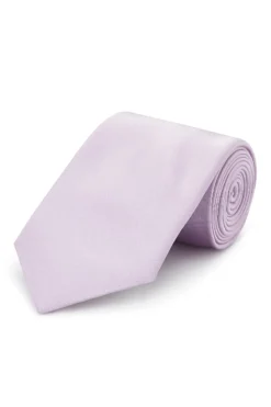 Lilac Classic Satin Silk Tie