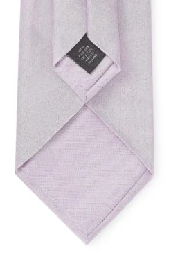 Lilac Classic Satin Silk Tie -Fashion-New and Lingwood 177009 4