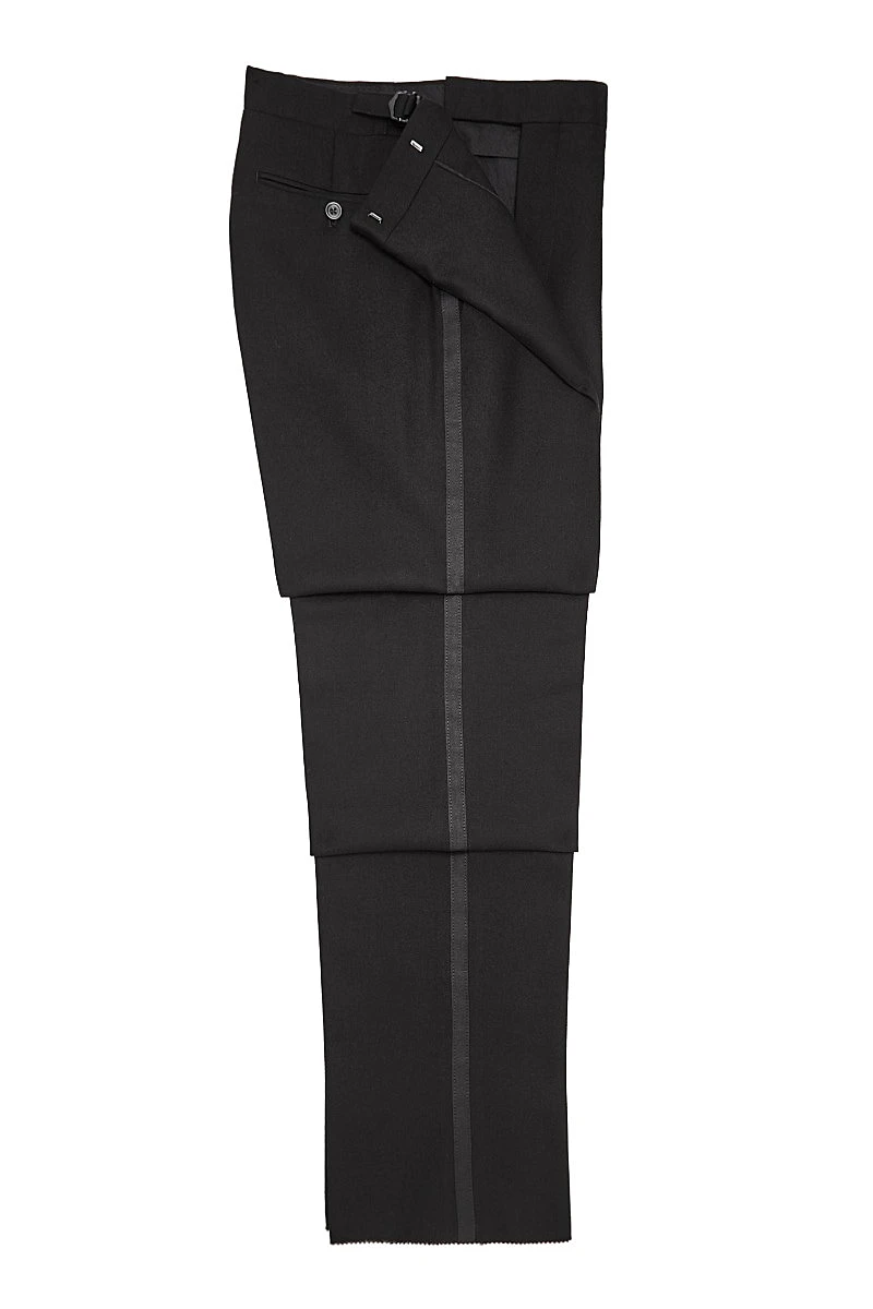 Black Dinner Trousers 4 Black Dinner Trousers - Image 4