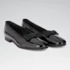 Black Patent Leather Bow Dress Shoes
