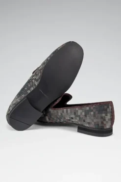 Pixelated Camo Silk Slippers -Fashion-New and Lingwood 2522520 pixelated camouflage slippers green 4 1 1