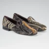Grey Sabie Forest Velvet Slippers