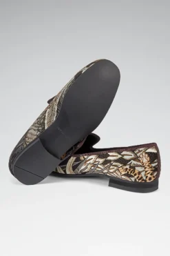 Grey Sabie Forest Velvet Slippers -Fashion-New and Lingwood 2522521 sabie forest velvet slippers grey 4 1