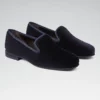 Navy Corduroy Slippers