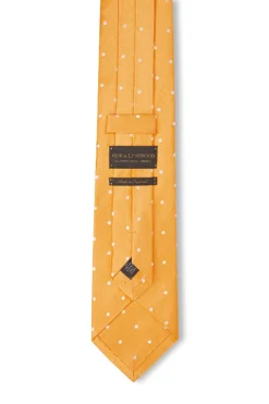 Yellow & White Polka Dot Silk Tie 6 Yellow & White Polka Dot Silk Tie -Fashion-New and Lingwood 3022406 polkadotsilkties yellowwhite 3