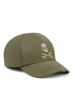 Lovat Skull & Crossbones Cotton Baseball Cap