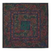 Red Langley Paisley Silk Pocket Square