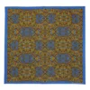 Yellow Arabesque Silk Pocket Square