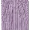 Purple Stripe Cotton Boxer Shorts