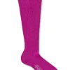 Magenta Long Lightweight Wool Socks