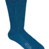 Dark Blue Mid Calf Cotton Socks