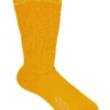 Gold Mid Calf Cotton Socks