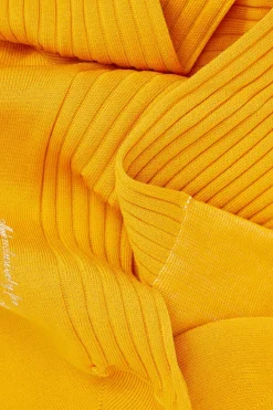 Gold Long Cotton Socks -Fashion-New and Lingwood 3615021 cottn gold 2 1