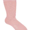Light Pink Mid Calf Cotton Socks