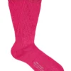 Pink Mid Calf Cotton Socks