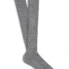 Grey Long Cashmere Socks
