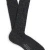 Grey Mid Calf Midweight Wool Socks