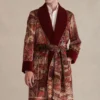 Mennagio Lined Velvet Dressing Gown