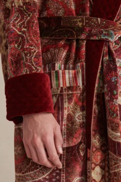 Mennagio Lined Velvet Dressing Gown -Fashion-New and Lingwood 4075aa 1 scaled