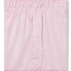 Pink Oxford Cotton Boxer Shorts