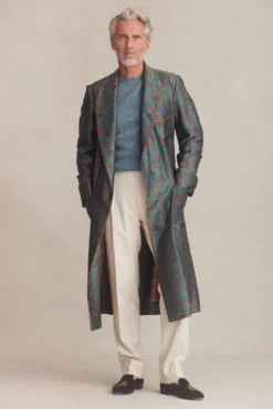 Bellagio Paisley Unlined Silk Dressing Gown -Fashion-New and Lingwood bellagio paisley unlined silk dressing gown 010 scaled