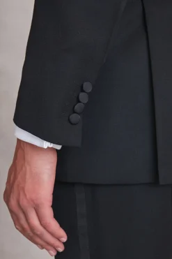 Peak Lapel Dinner Jacket -Fashion-New and Lingwood black peak lapel dinner jacket 4