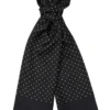 Black Antique Spotted Scarf