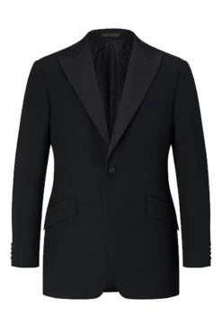 Peak Lapel Dinner Jacket -Fashion-New and Lingwood black peak lapel dinner jacket 1