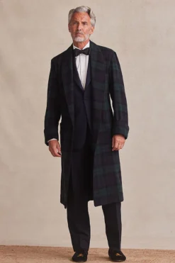 Black Watch Unlined Cashmere Dressing Gown -Fashion-New and Lingwood black watch dg 0001 layer 14