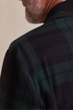 Black Watch Unlined Cashmere Dressing Gown -Fashion-New and Lingwood black watch dg 0006 layer 8