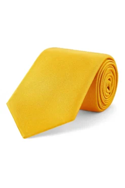 Gold Classic Satin Silk Tie