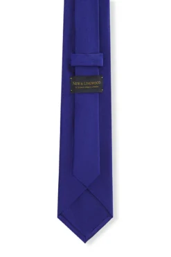 Royal Blue Classic Satin Silk Tie -Fashion-New and Lingwood classic satin tie royal classic satin tie 3