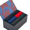Business Mid Calf Wool 6 Sock Gift Box