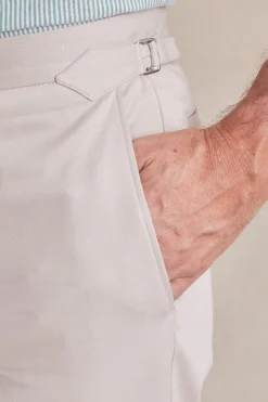 Stone Flat Front Cotton Chinos 9 Stone Flat Front Cotton Chinos -Fashion-New and Lingwood cotton stretch chino beige 3