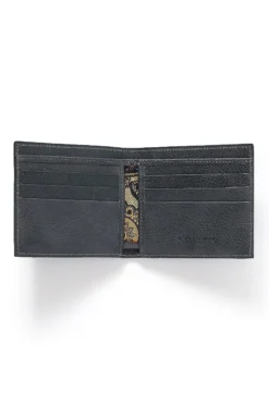 Dark Grey Leather Bifold Wallet -Fashion-New and Lingwood dark grey leather bifold wallet 2