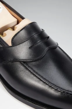 Black Full Saddle Loafers E Width -Fashion-New and Lingwood full saddle loafers blkclf 3 1