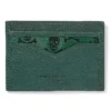 Green Leather Credit Card Holder